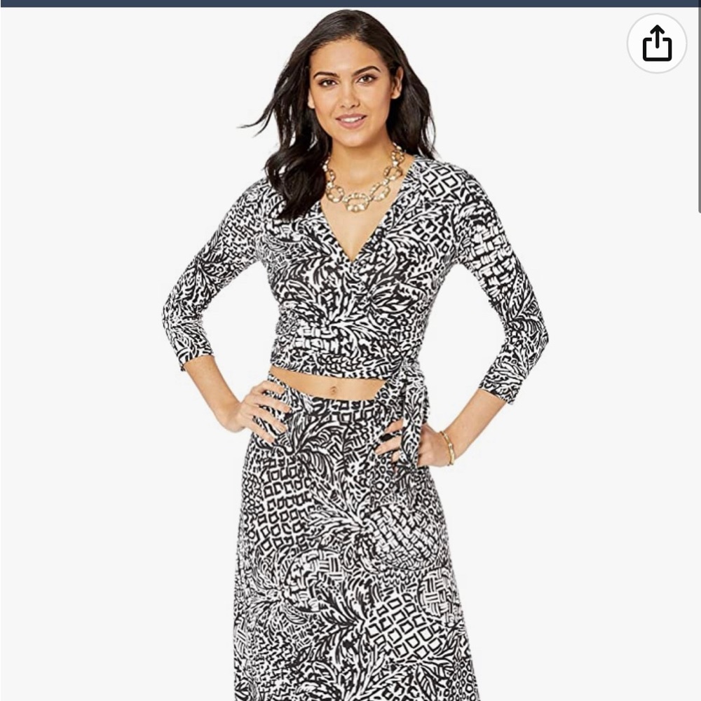 NWT Lilly Pulitzer Ruari Ballet Top with Maxi Skirt Set Size M